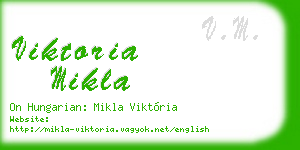 viktoria mikla business card